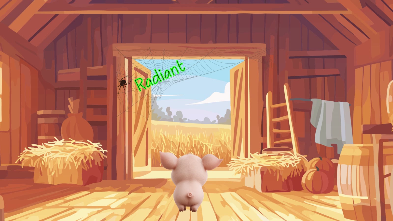 Charlotte’s Web book trailer poster